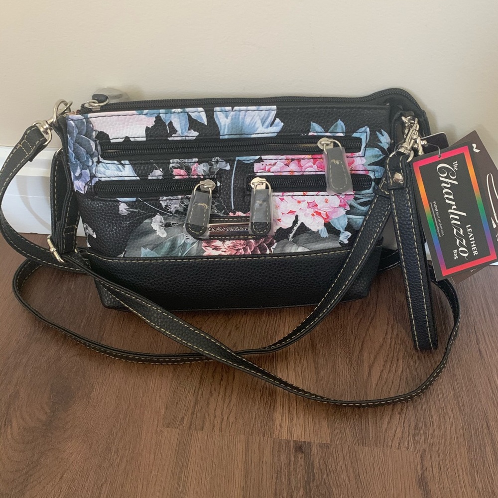 Stone Mountain Leather Crossbody Bag